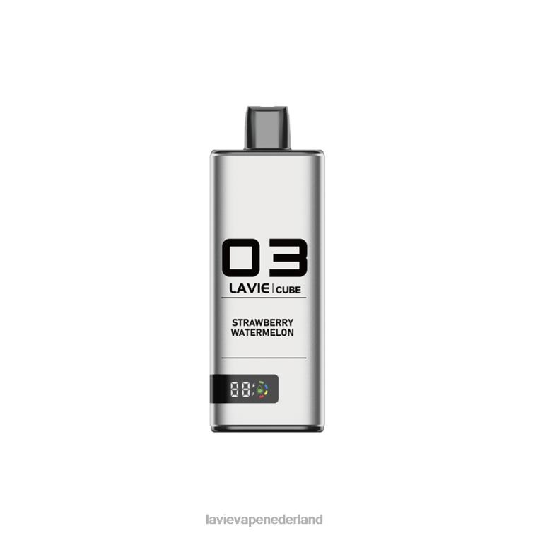 aardbei watermeloen LAVIE Cube 20000 trekjes Z8D0037 | Lavie Vape Nederland